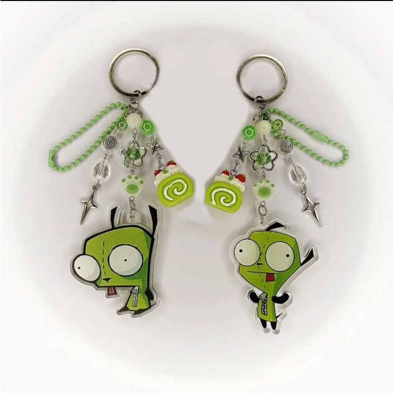 Acrylic Cosplay Prop - Popular cartoon Invader Zim Handmade Beaded