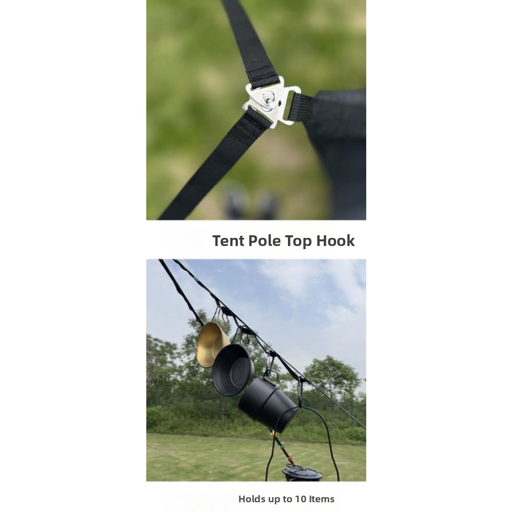 Tent Canopy Securing Rope 5M P - D Ring Strap recension och pris