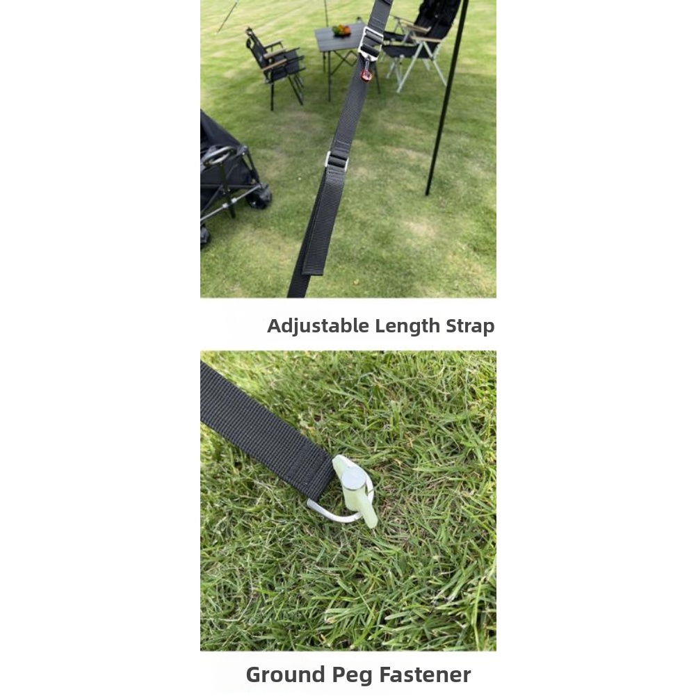 Tent Canopy Securing Rope 5M P - D Ring Strap recension och pris