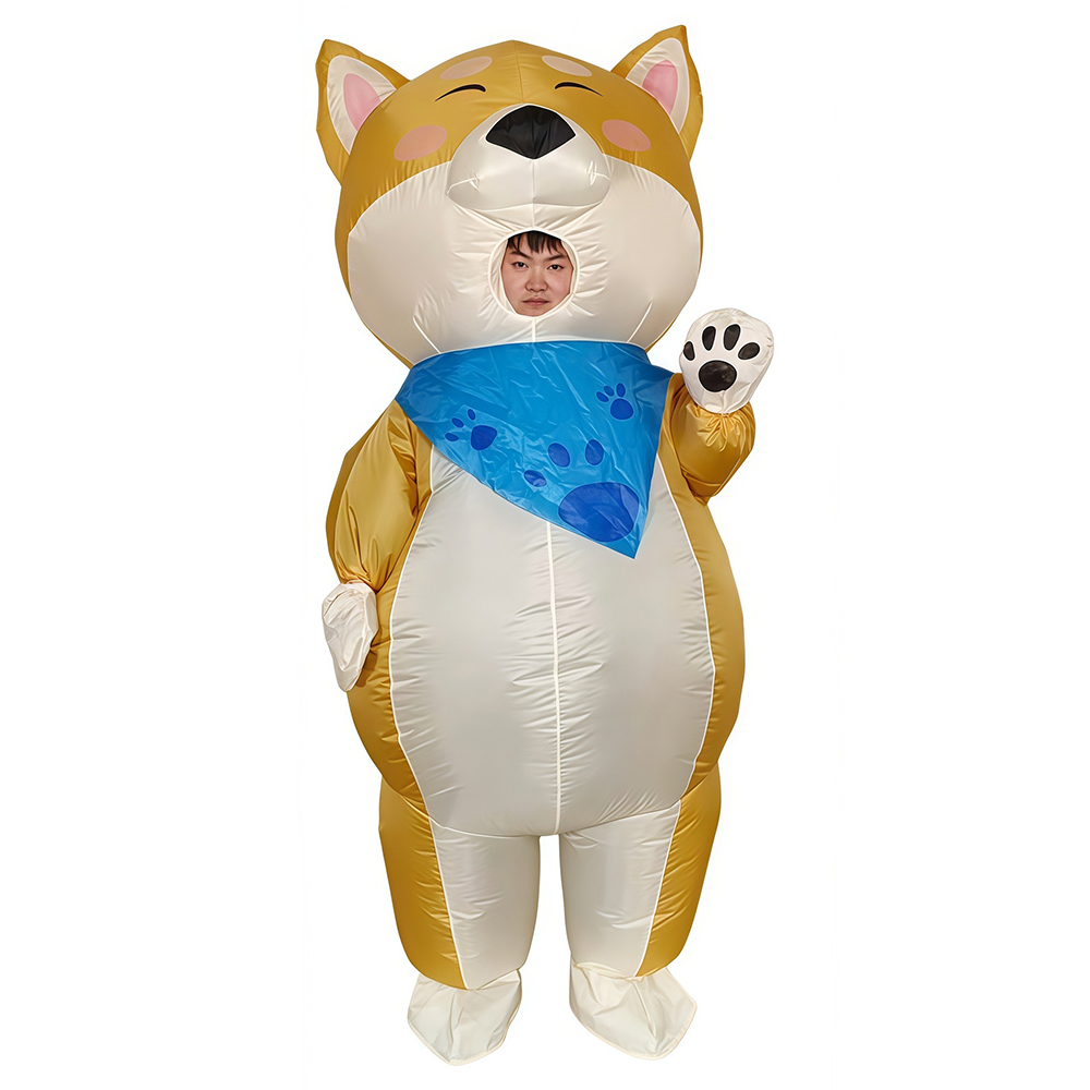 Wear A Scarf Yellow Dog Inflat - Cosplay Prop Business recension och pris