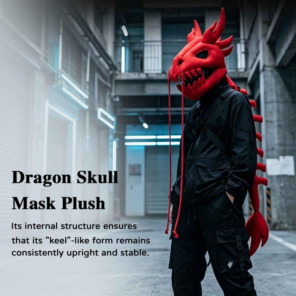 Dinosaur Skeleton Plush Headge - Cosplay Prop Pattern recension och pris