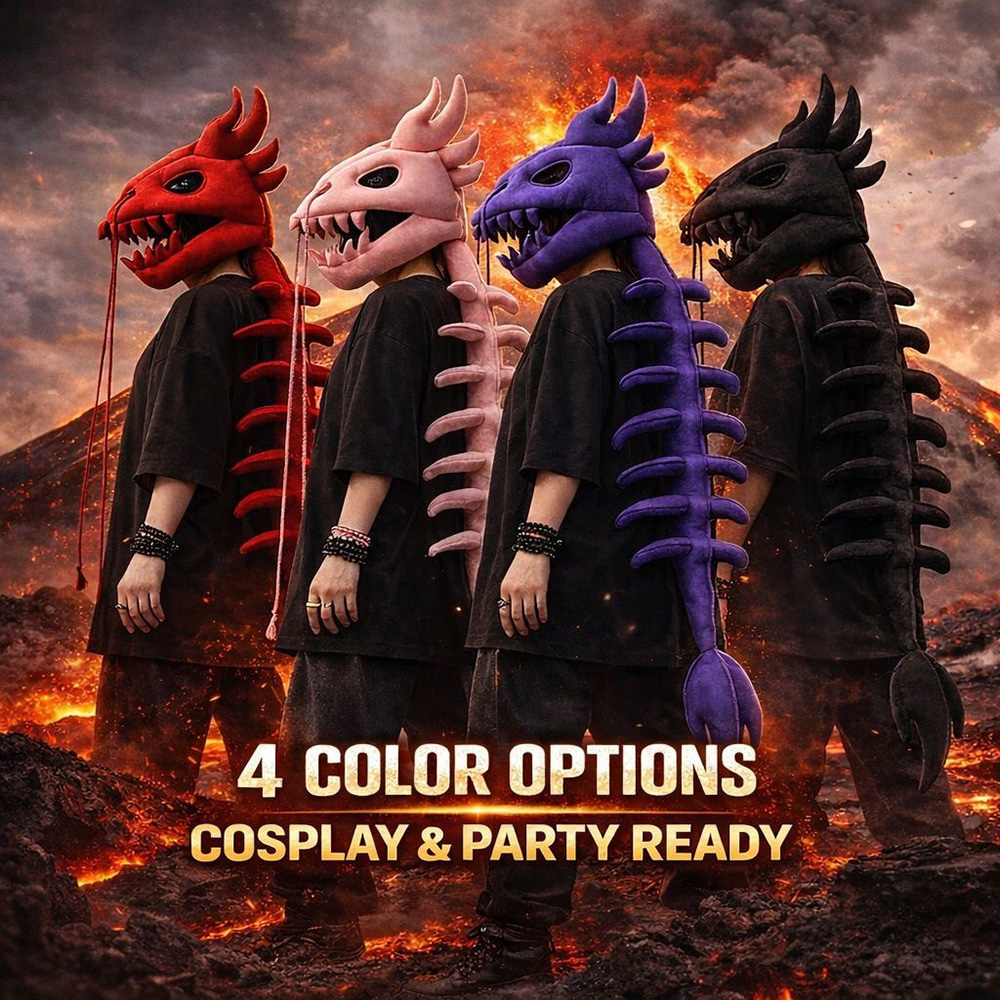 Dinosaur Skeleton Plush Headge - Cosplay Prop Pattern recension och pris