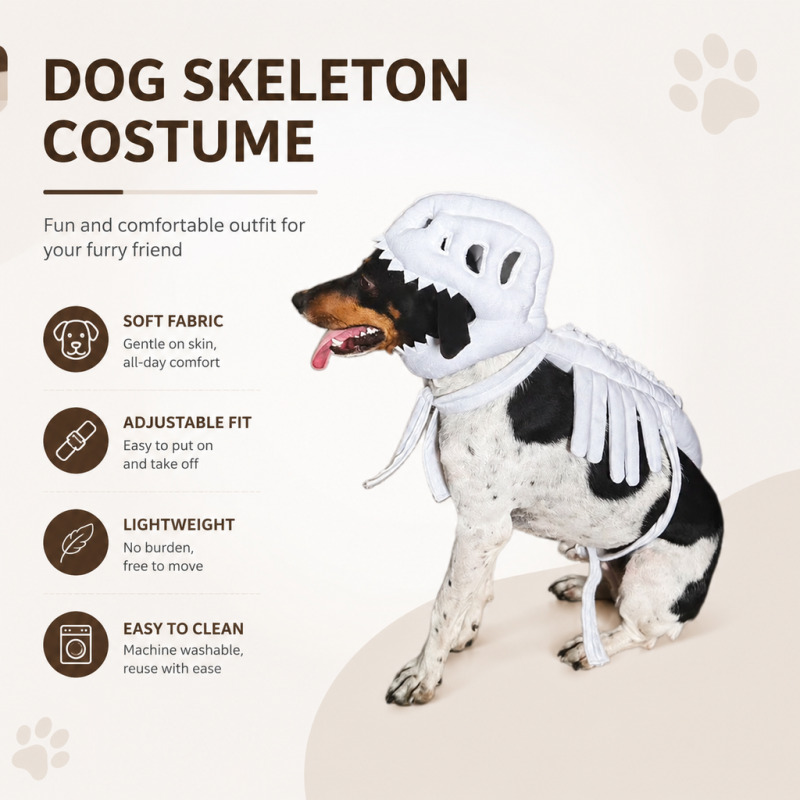 Dinosaur-Patterned Pet Bodysui - Cosplay Prop Pattern recension och pris