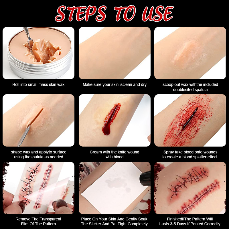 15g Realistic Washable Special - Body Paint Sfx recension och pris