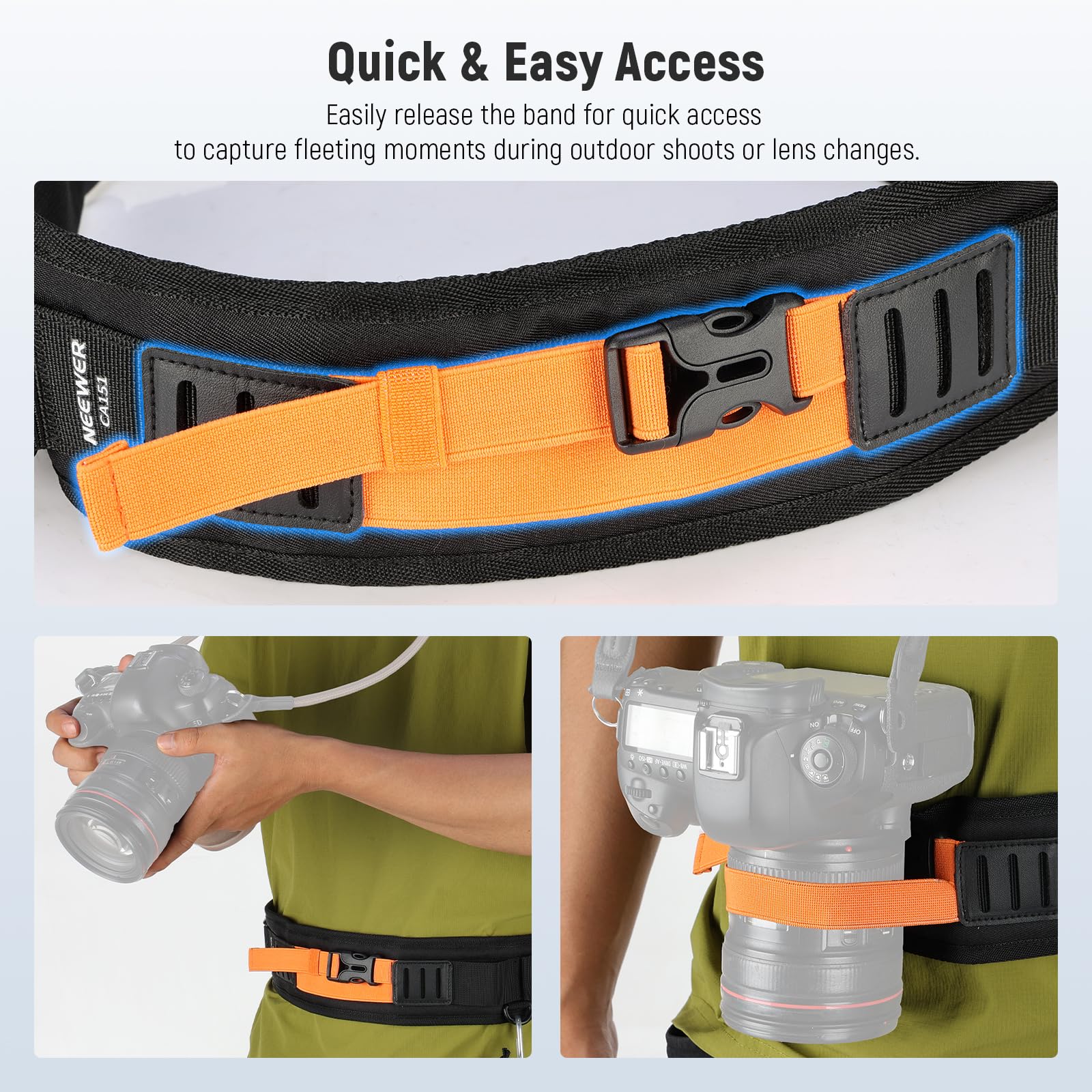 NEEWER Multi Function Utility  - D Ring Strap recension och pris