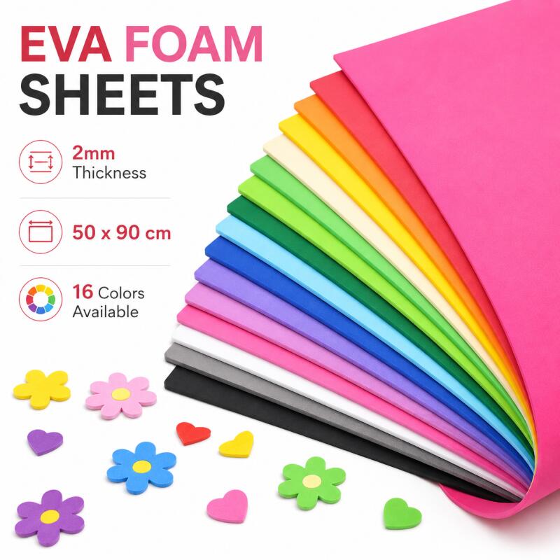 2pcs EVA Foam Sheets, Colorful - Eva Foam Sheet recension och pris