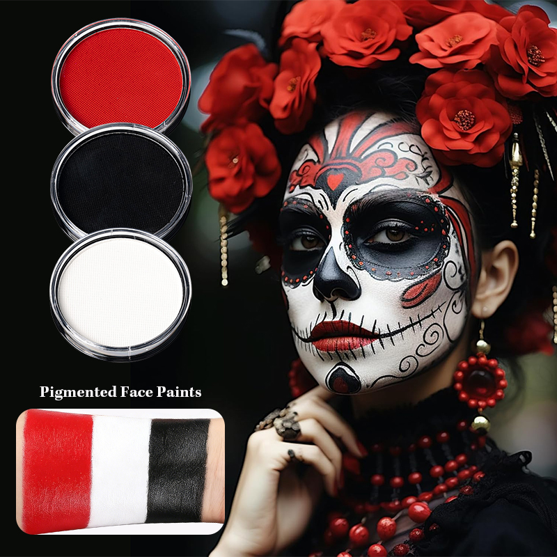 3pcs Black White Red Water‑Bas - Cosplay Prop Paint recension och pris