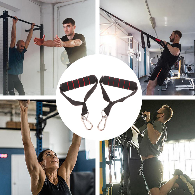 1Set D-Ring Metal Gym Handles  - D Ring Strap recension och pris
