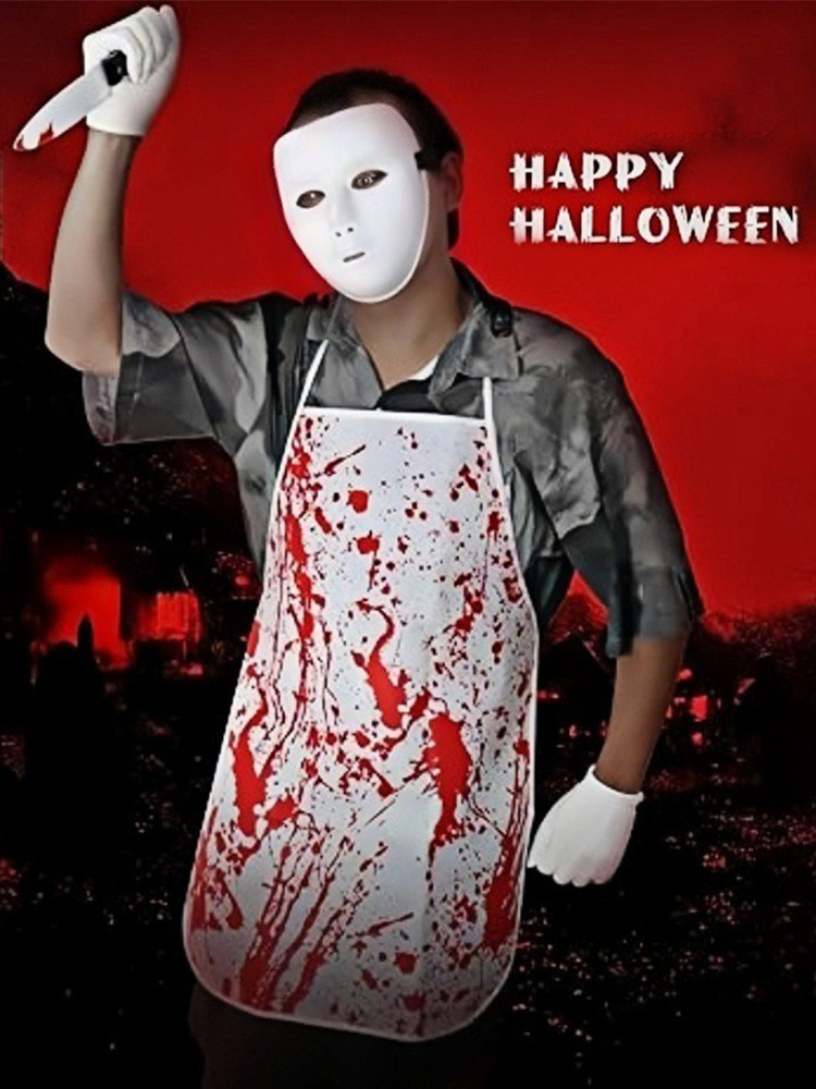 Halloween Bloody Chef Costume  - Cosplay Prop Knife recension och pris