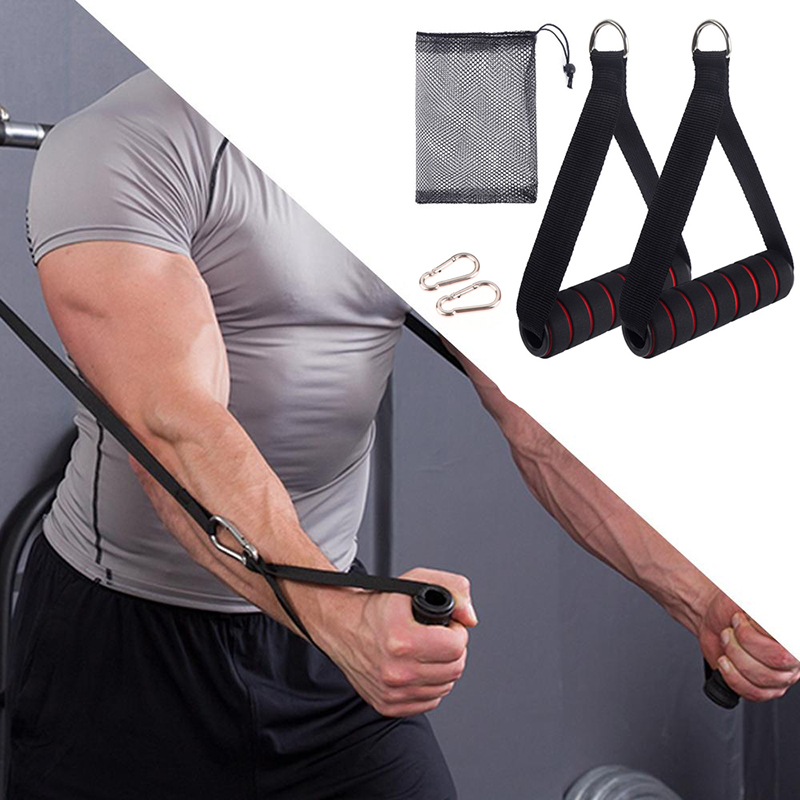 Metal Handles for Cable Machin - D Ring Strap recension och pris