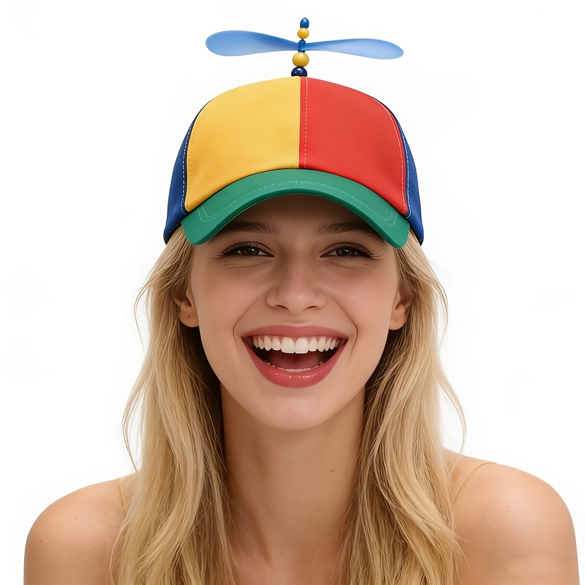 Funny Multicolor Propeller Hat - Ekko Cosplay Prop recension och pris